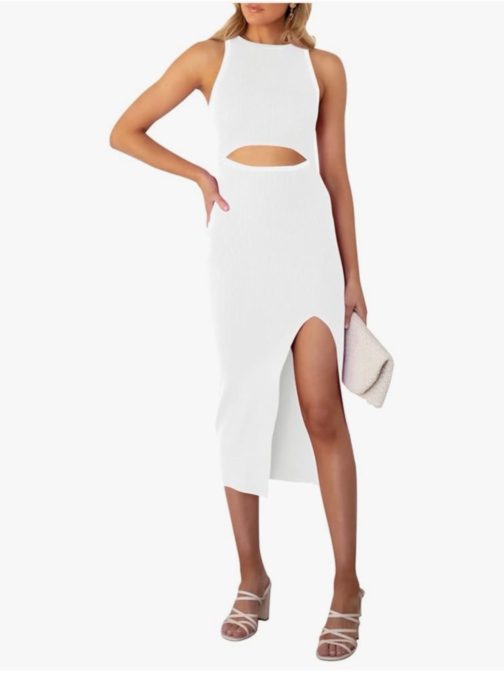 Sleeveless Cutout Dress